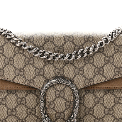 Gucci GG Supreme Monogram Small Dionysus Shoulder Bag Taupe 8 of 10