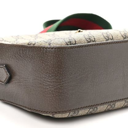 Gucci GG Supreme Monogram Web Neo Vintage Shoulder Bag Beige New Acero Crop 9 of 13