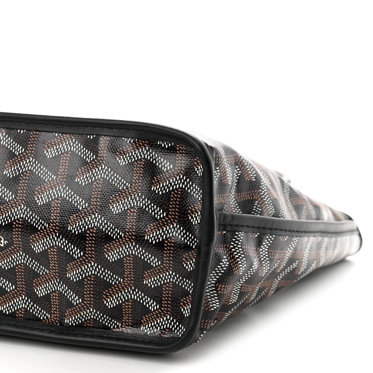 Goyardine Reversible Mini Anjou Black