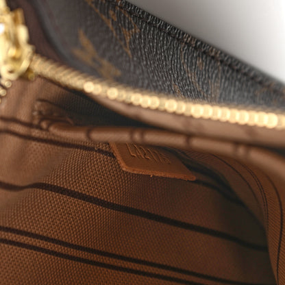Louis Vuitton Monogram Neverfull MM GM Pochette 7 of 9