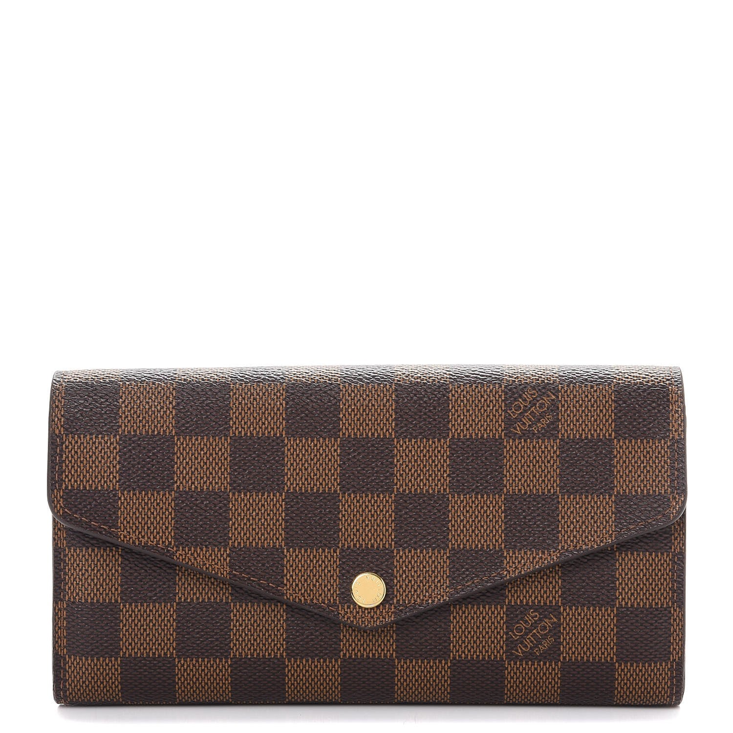 Louis Vuitton Damier Ebene Sarah Wallet NM 1 of 7