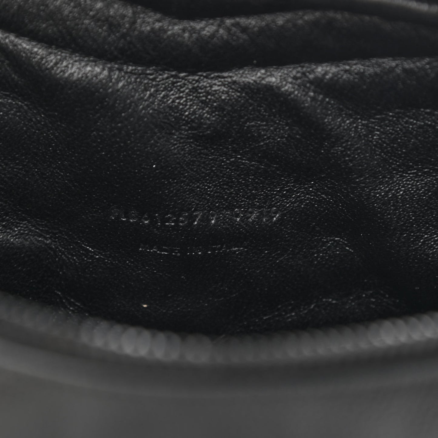 Grain De Poudre Matelasse Monogram Mini Lou Camera Bag Black