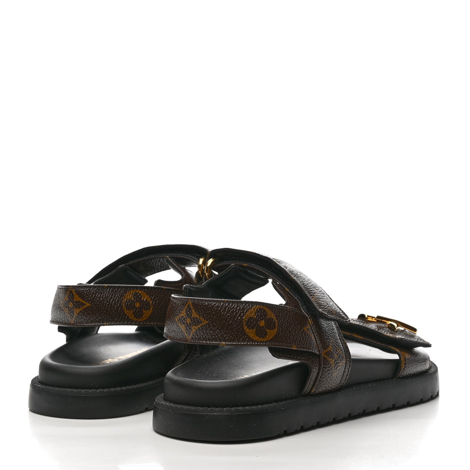 Louis Vuitton Monogram LV Sunset Comfort Flat Sandals 36 Cacao Brown 5 of 11