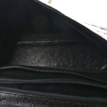 Chanel Caviar Quilted Jumbo Kelly Flap Black 5 of 9