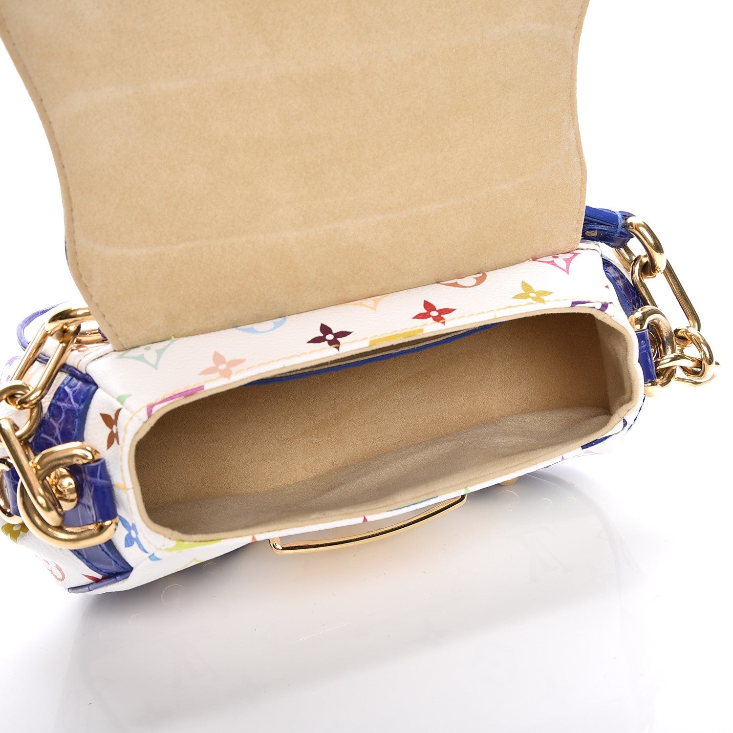 Louis Vuitton Alligator Monogram Multicolor Marilyn White 5 of 8