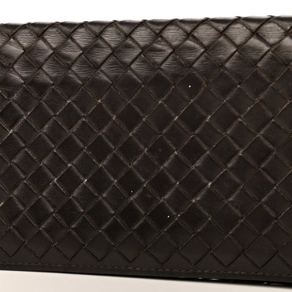 Bottega Veneta Nappa Intrecciato Continental Flap Wallet Brown 9 of 9