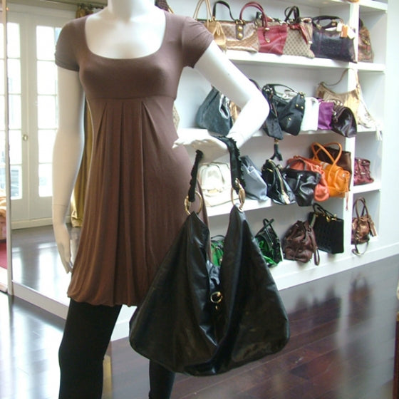 Leather Large SABRINA Black