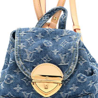 Louis Vuitton Denim Sac a Dos Backpack PM Blue 7 of 10