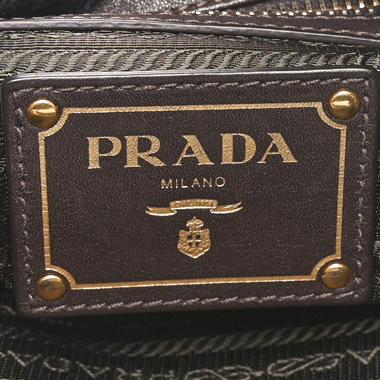 Prada Tessuto Nylon Vitello Daino Hobo Bruciato 6 of 9