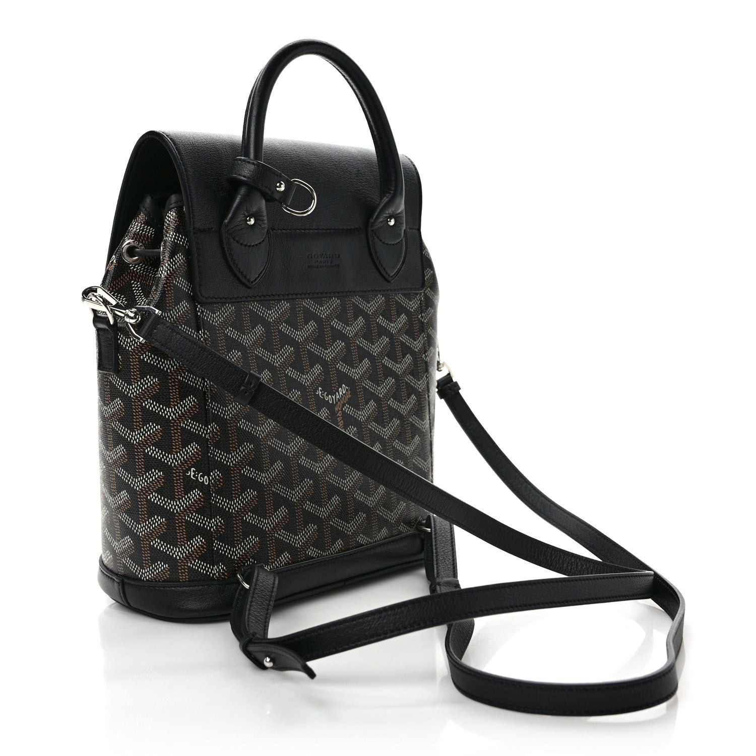 Goyard Goyardine Calfskin Mini Alpin Backpack Black 3 of 9