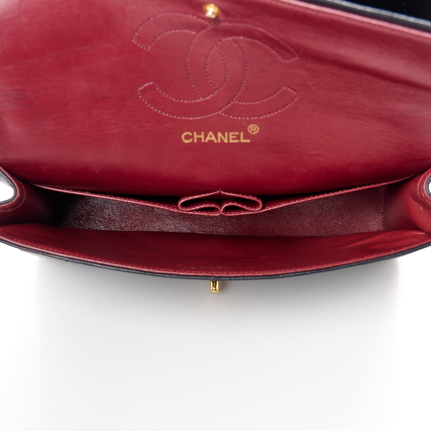 Chanel Lambskin Quilted Medium Double Flap Black 5 of 15