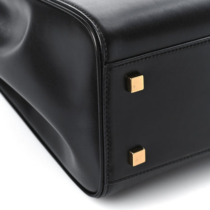 Saint Laurent Shiny Calfskin Le Fermoir Top Handle Bag Small Black 7 of 8
