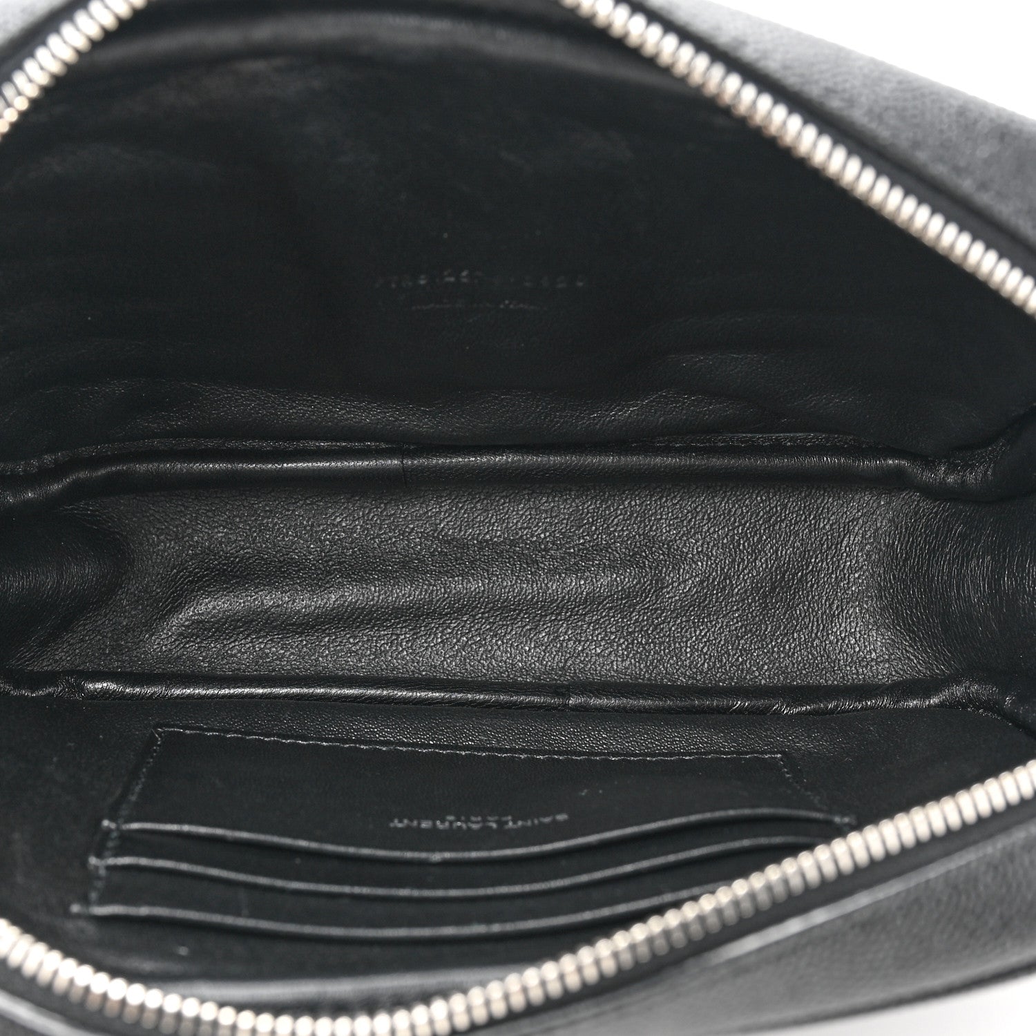 Saint Laurent Grain De Poudre Matelasse Monogram Mini Lou Camera Bag Black 5 of 11