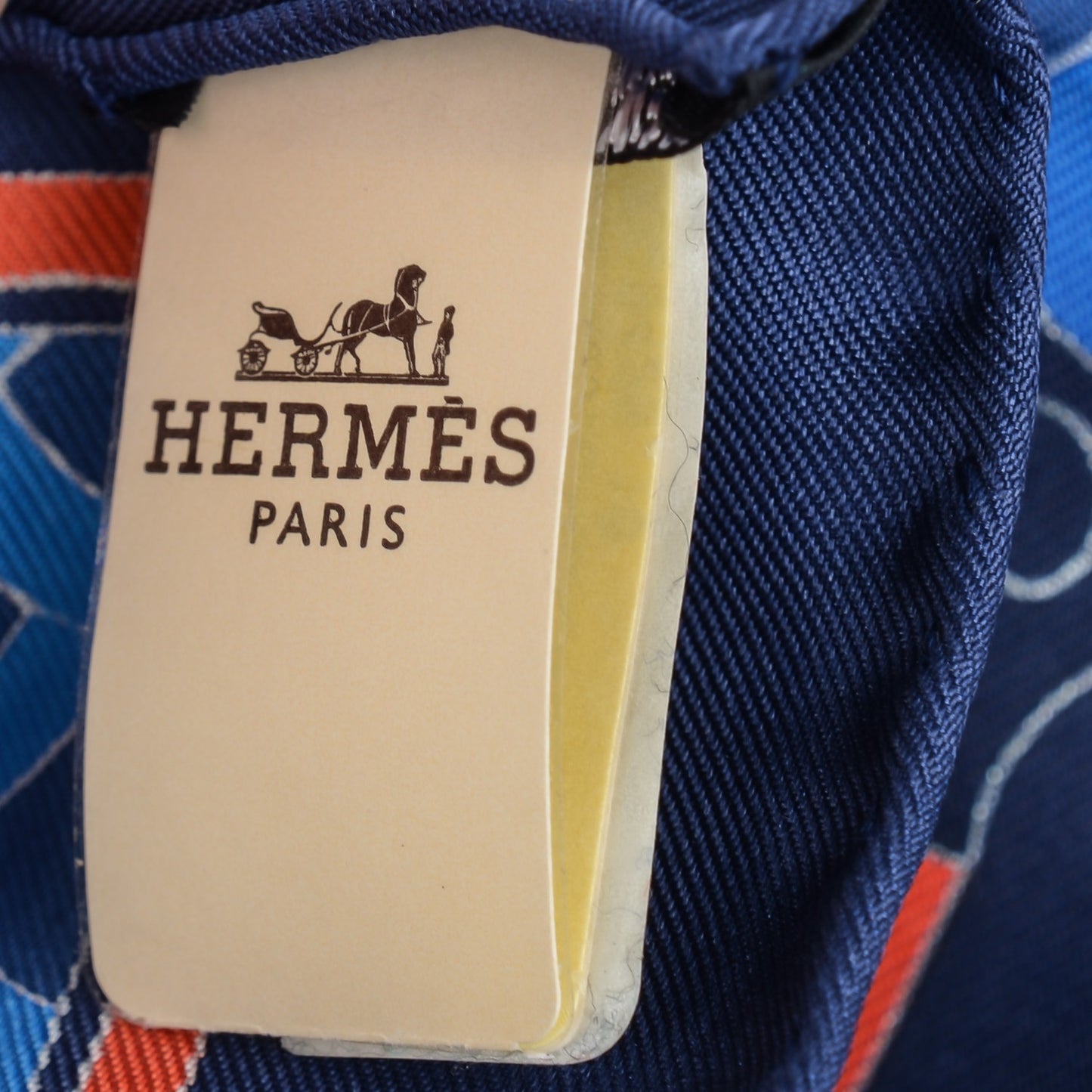 Silk Collections Imperiales Scarf 90 Navy Red Royal Bleu