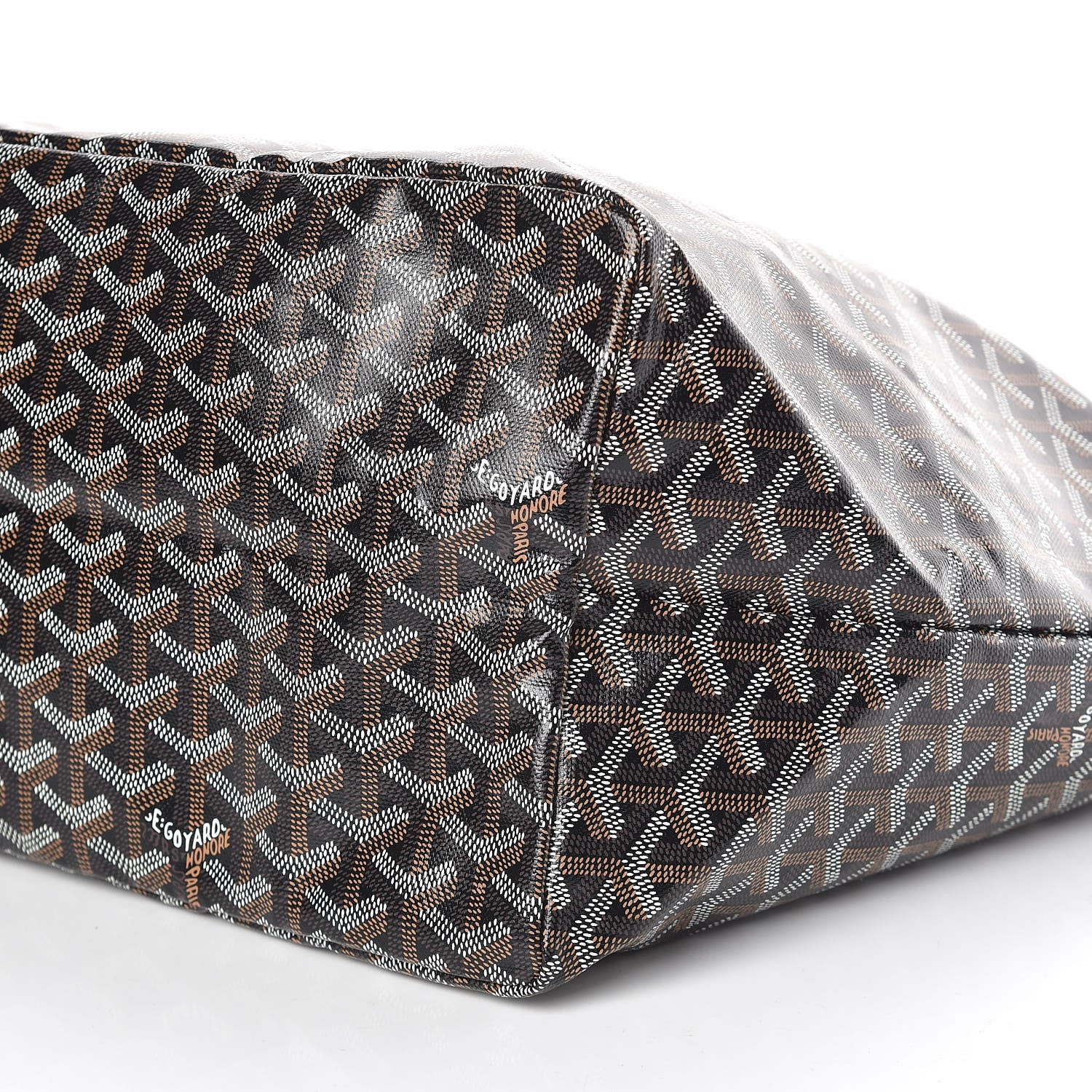 Goyard Goyardine Saint Louis GM Black Gold 10 of 10