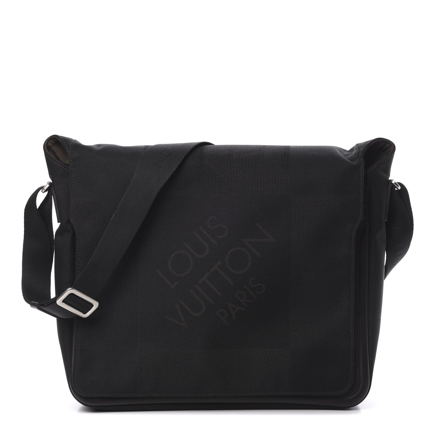 Damier Geant Messenger Bag Black