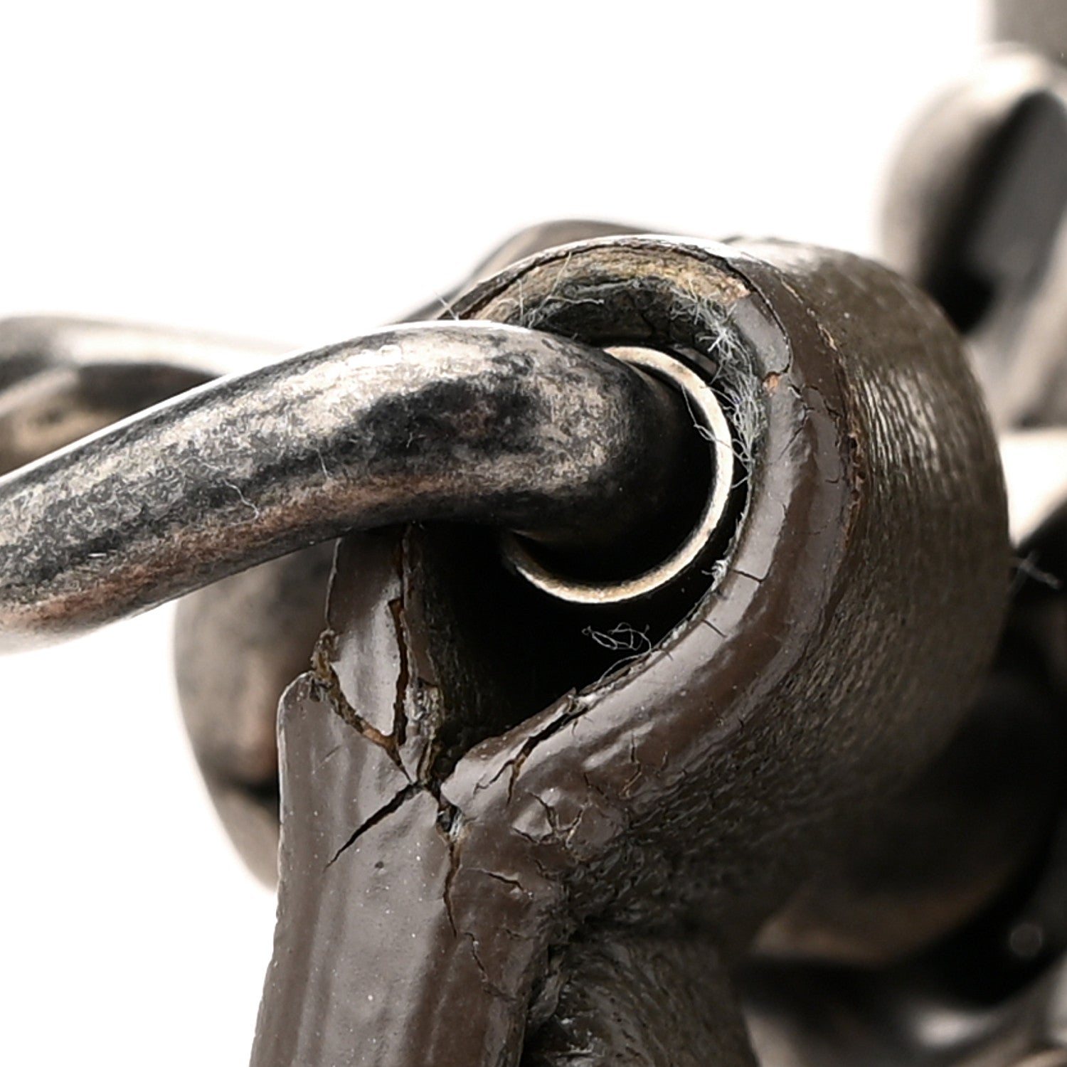 Saint Laurent Sheepskin Matelasse Chevron Monogram Large College Satchel Dark Anthracite 13 of 14