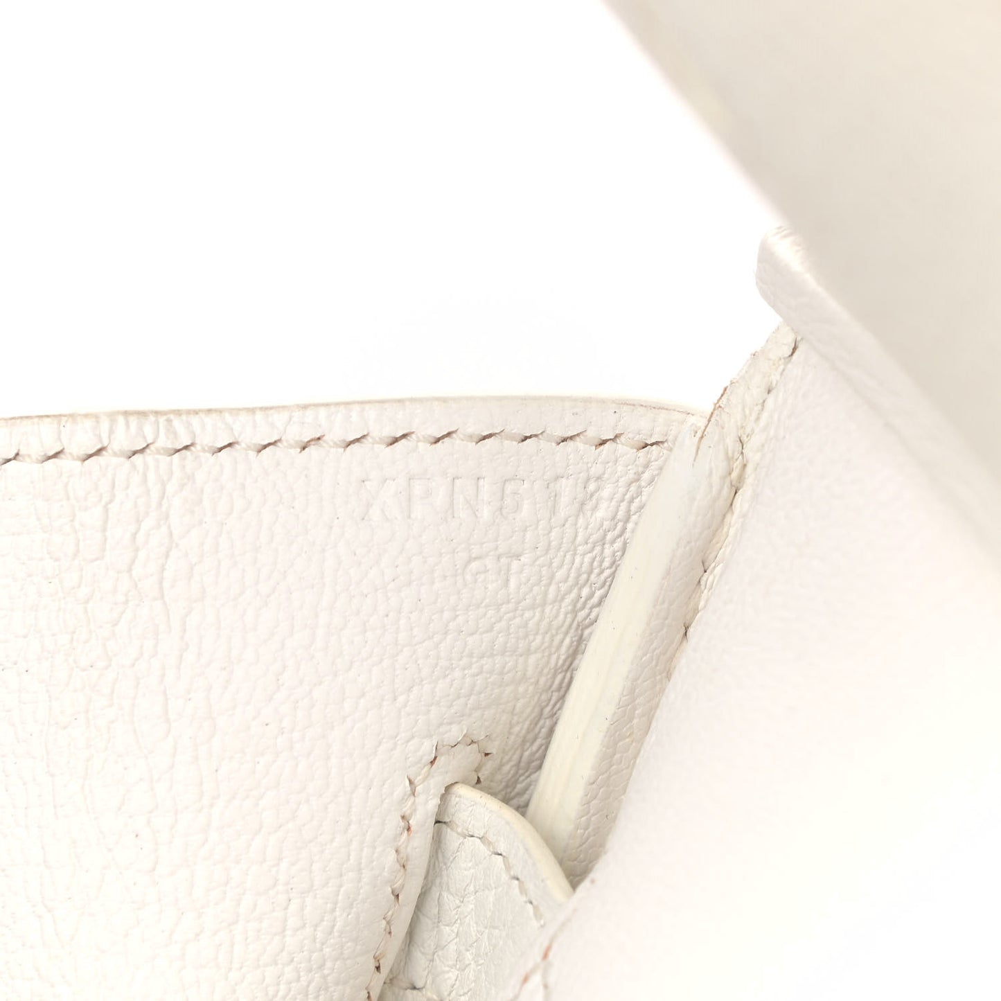 Taurillon Clemence Birkin 35 White