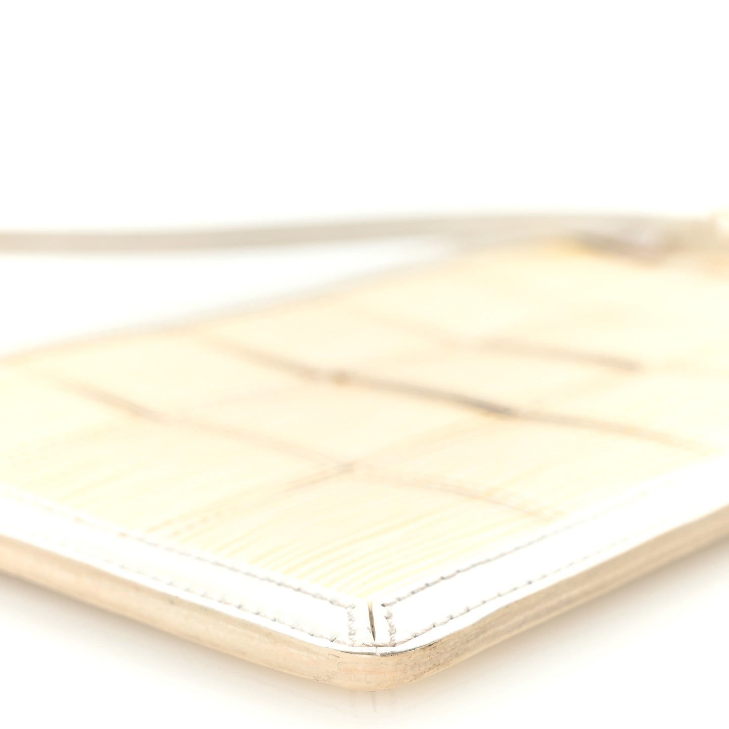 Epi Stretch Delmonico Pochette White