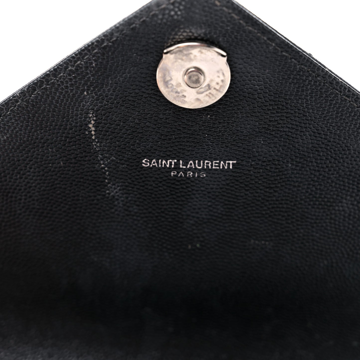 Grain De Poudre Textured Mixed Matelasse Triquilt Medium Monogram Satchel Black