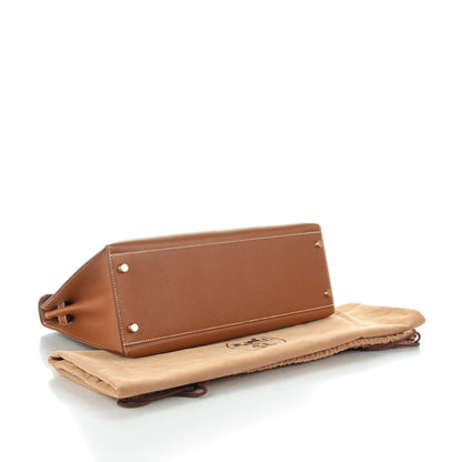 Hermes Epsom Kelly Sellier 32 Gold 5 of 26