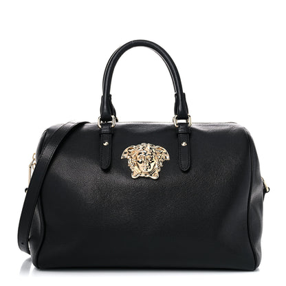 Versace Calfskin Palazzo Duffle Bag Black 1 of 11