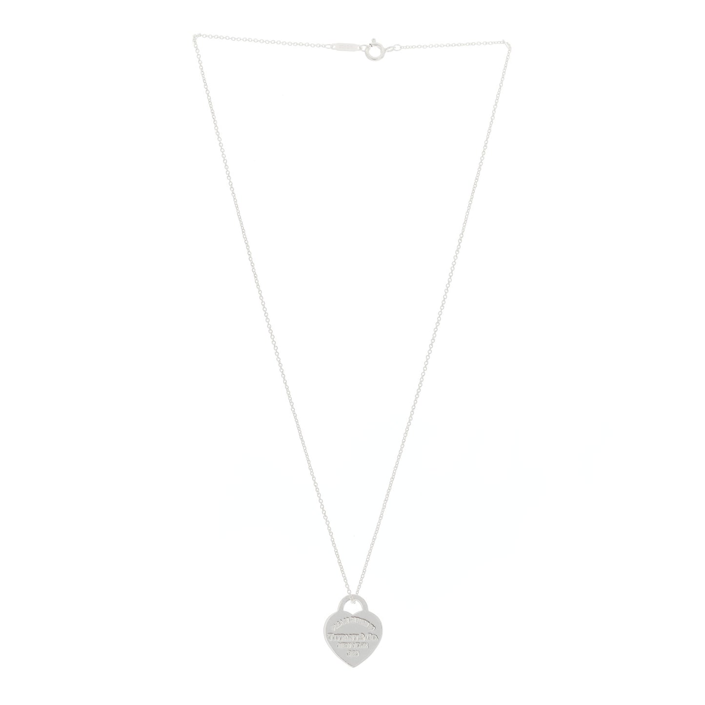 Sterling Silver Small Return to Tiffany Heart Pendant Necklace