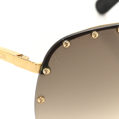 Louis Vuitton The Party Aviator Gradient Sunglasses Z0914U Brown 7 of 8