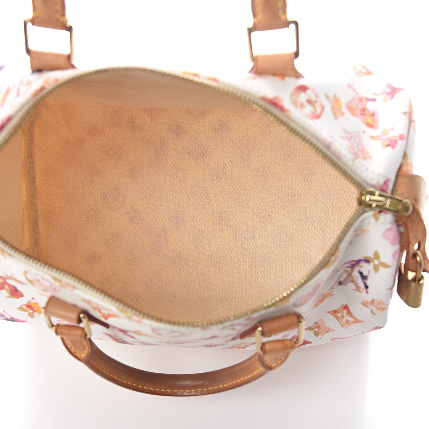 Louis Vuitton Watercolor Aquarelle Speedy 30 White 4 of 8