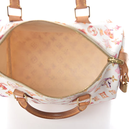 Louis Vuitton Watercolor Aquarelle Speedy 30 White 4 of 8