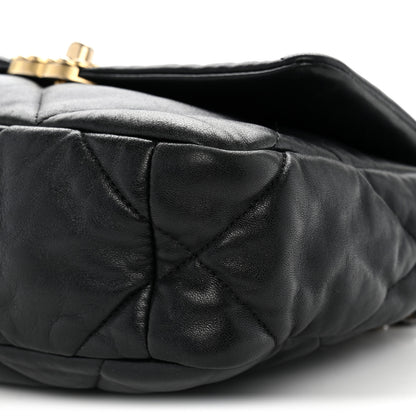 Chanel Lambskin Quilted Medium Chanel 19 Flap Black 10 of 10
