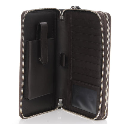 Gucci GG Supreme Monogram Travel Document Case Dark Brown 5 of 8