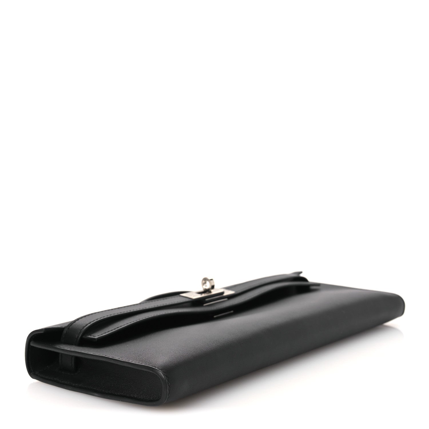 Hermes Swift Kelly Cut Clutch Pochette Black 4 of 13