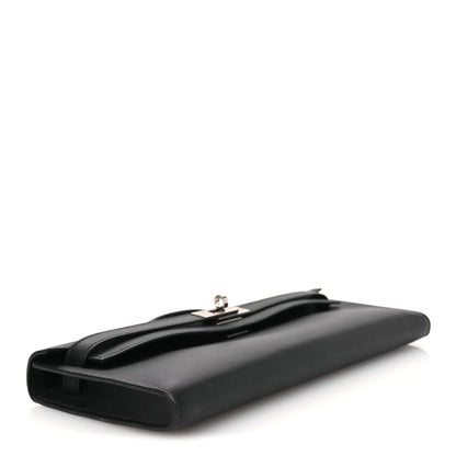 Hermes Swift Kelly Cut Clutch Pochette Black 4 of 13