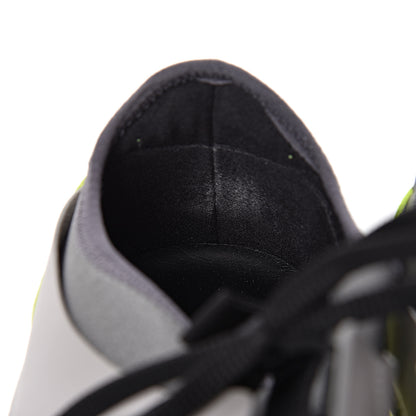 Balenciaga Mesh Calfskin Womens Race Runner Sneakers 42 Black Gris Jaune Fluo 11 of 13