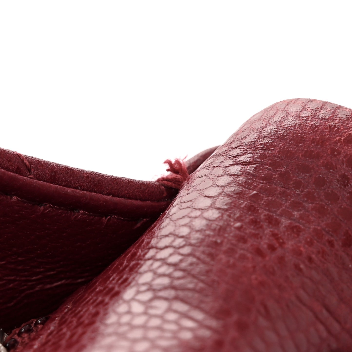 Caviar Quilted Jumbo Single Flap Red