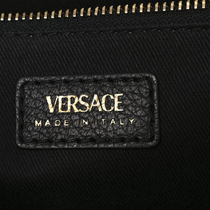 Versace Snakeskin Virtus Wallet On Chain Beige Black 6 of 10