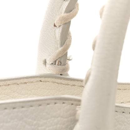 Balenciaga Chevre Silver Metallic Edge Hardware S City White 20 of 27
