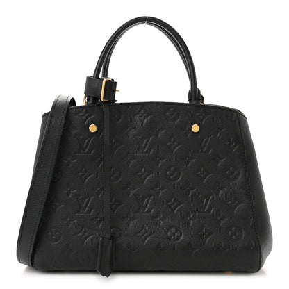 Louis Vuitton Empreinte Montaigne MM Black 1 of 11