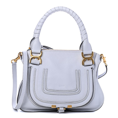 Chloe Calfskin Small Marcie Satchel Airy Grey 1 of 4