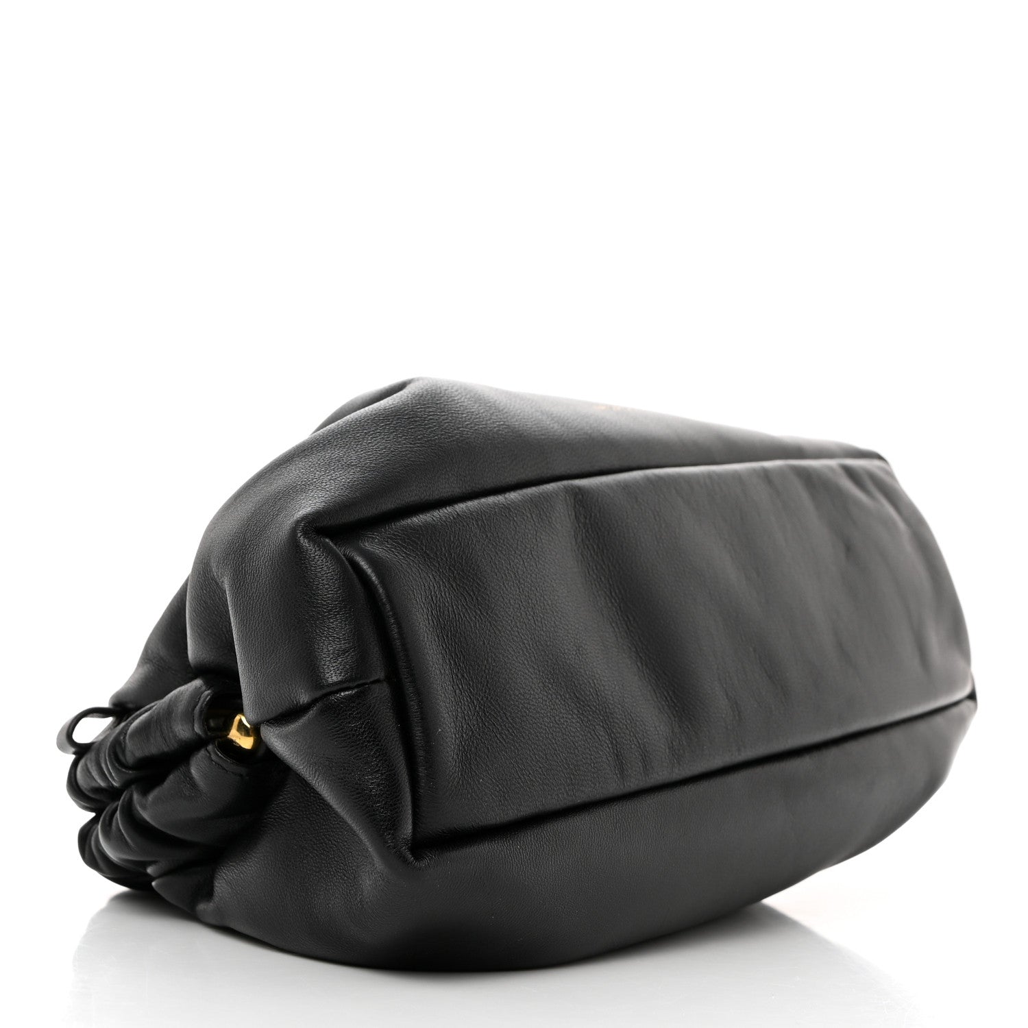 Mansur Gavriel Lambskin Cloud Clutch Black Flamma 4 of 7