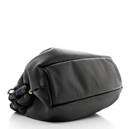 Mansur Gavriel Lambskin Cloud Clutch Black Flamma 4 of 7