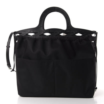 Balenciaga Faux Calfskin Neo Basket Tote Black 7 of 13