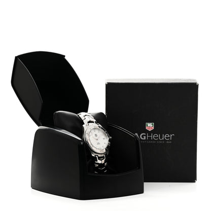 Tag Heuer Stainless Steel Diamond Mother of Pearl 39mm Link Quartz Watch WJ1114 5 of 5
