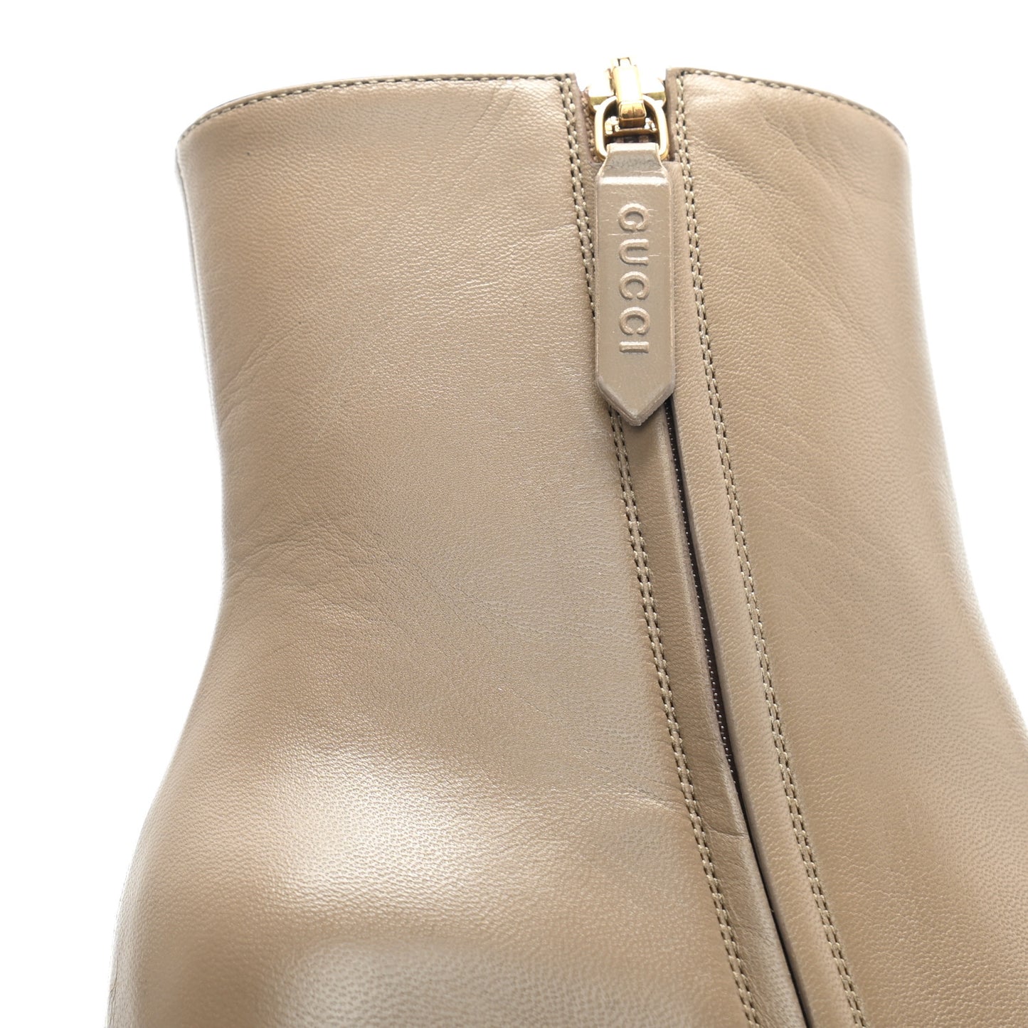 Malaga Kid GG Marmont Fringe 75mm Ankle Boots 38 Mud