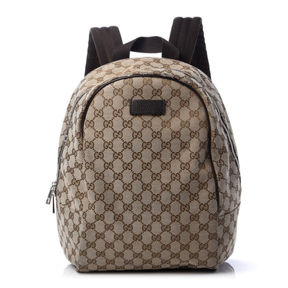 Gucci Monogram Travel Backpack Dark Brown 1 of 13