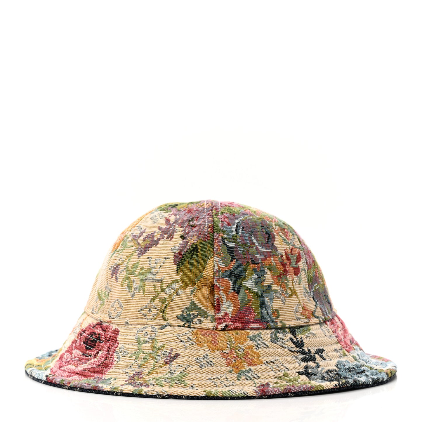 Monogram Tapestry Reversible Bucket Hat 58 Blue Multicolor