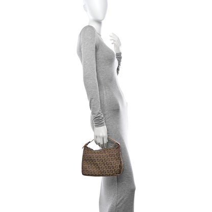Fendi Zucchino Vitello Mini Pochette Tobacco 2 of 11