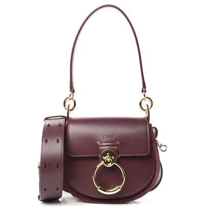 Chloe Calfskin Small Tess Bag Burnt Brown 1 of 9