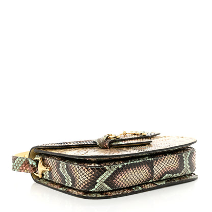 Gucci Snakeskin Horsebit 1955 Shoulder Bag Multicolor 4 of 14